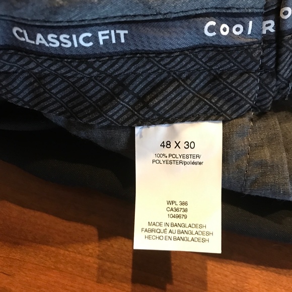 HAGGAR MENS COOL RIGHT PERFORMANCE FLEX CLASSIC FIT 48W X 30L DRESS PANTS - Picture 8 of 8